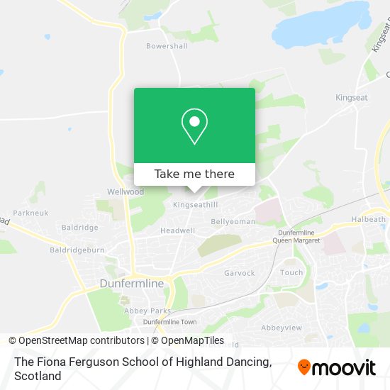 The Fiona Ferguson School of Highland Dancing map