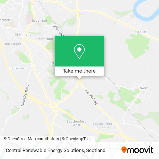 Central Renewable Energy Solutions map