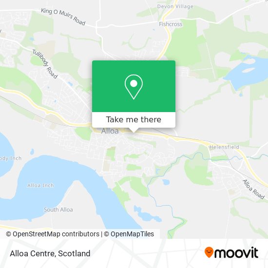 Alloa Centre map