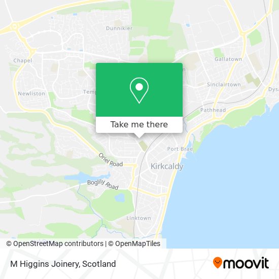 M Higgins Joinery map