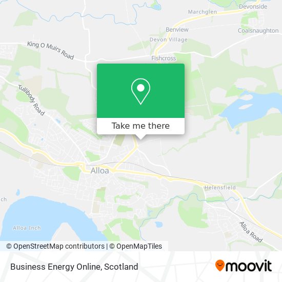 Business Energy Online map