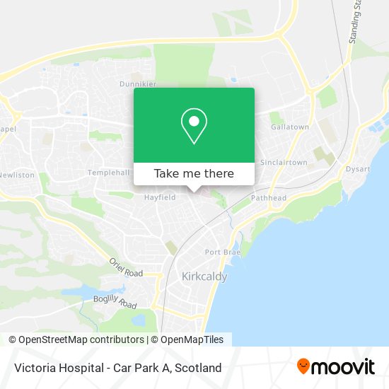 Victoria Hospital - Car Park A map