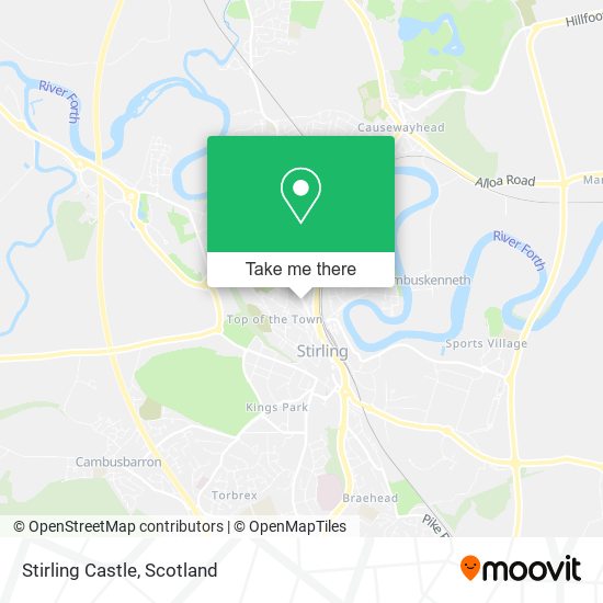 Stirling Castle map