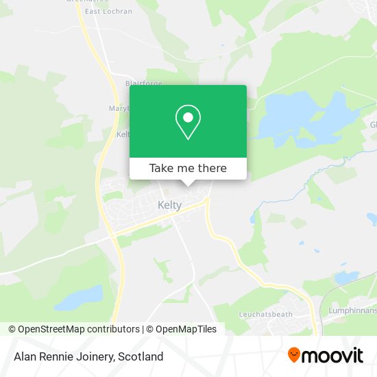 Alan Rennie Joinery map