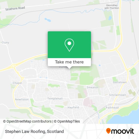 Stephen Law Roofing map