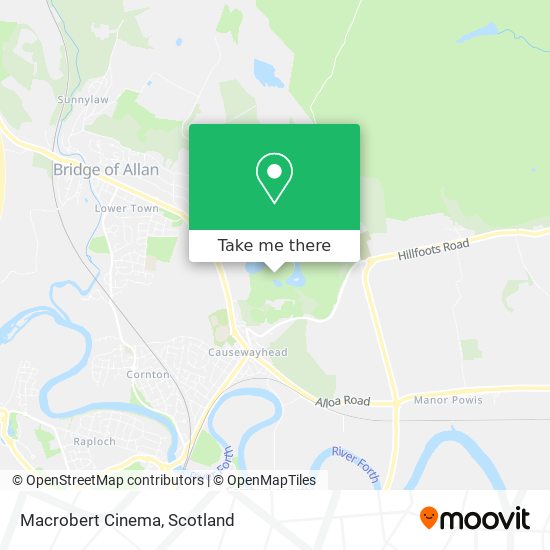 Macrobert Cinema map