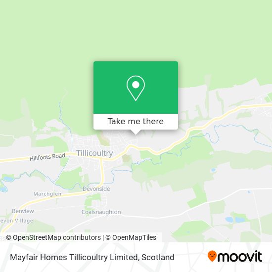 Mayfair Homes Tillicoultry Limited map