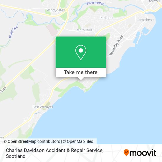 Charles Davidson Accident & Repair Service map