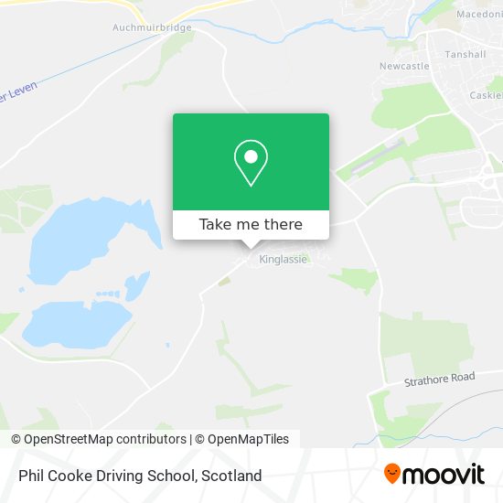 Phil Cooke Driving School map