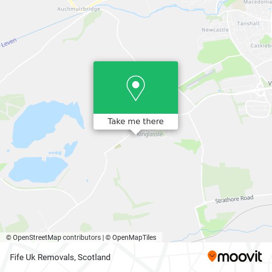 Fife Uk Removals map