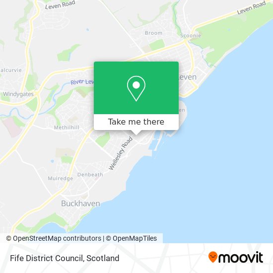 Fife District Council map