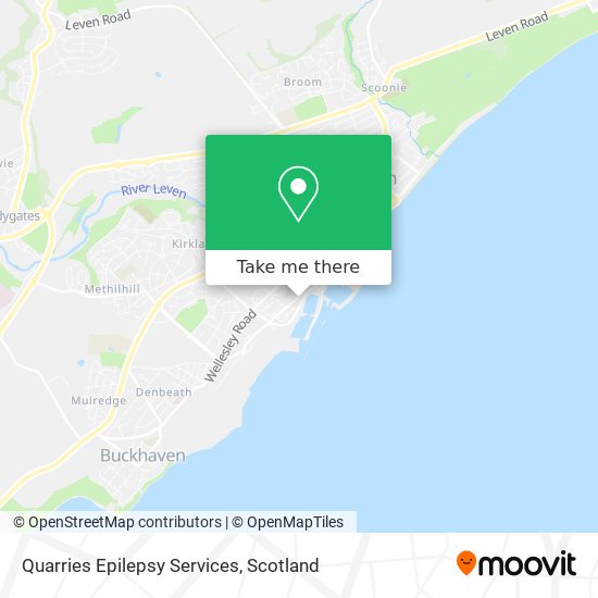 Quarries Epilepsy Services map