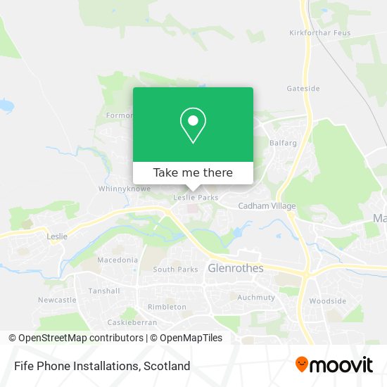 Fife Phone Installations map