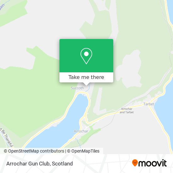 Arrochar Gun Club map