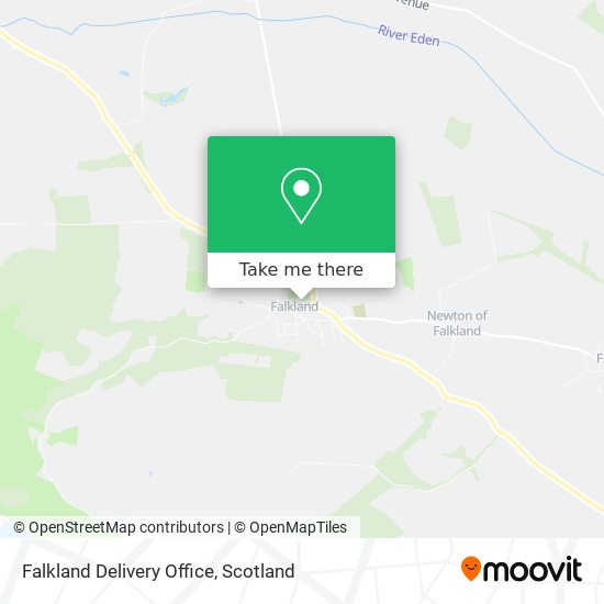 Falkland Delivery Office map