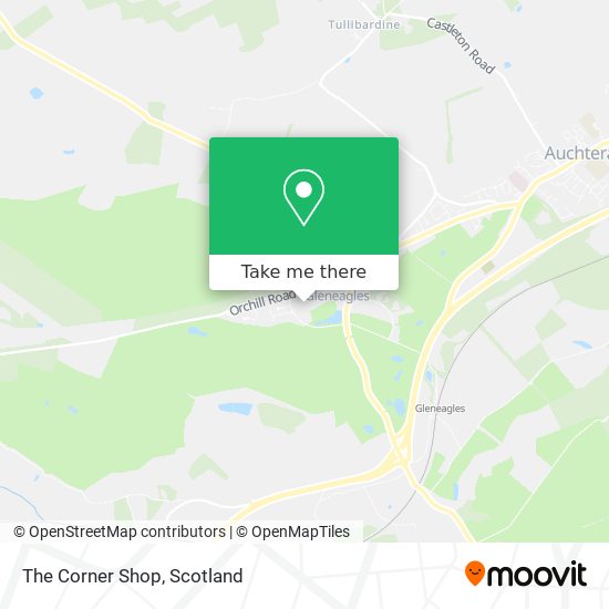 The Corner Shop map