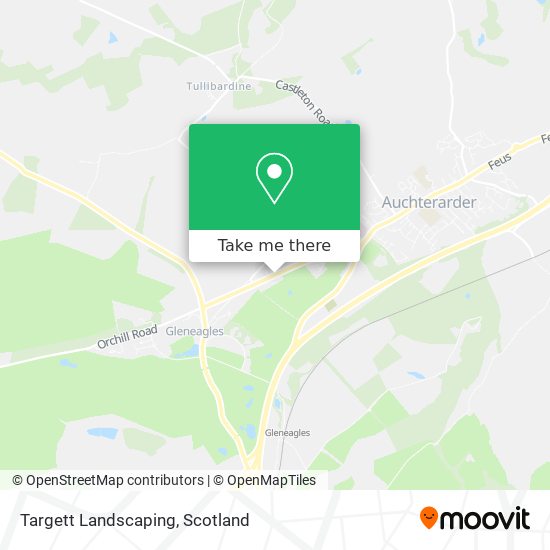 Targett Landscaping map