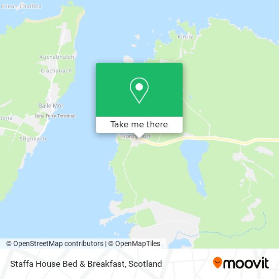 Staffa House Bed & Breakfast map