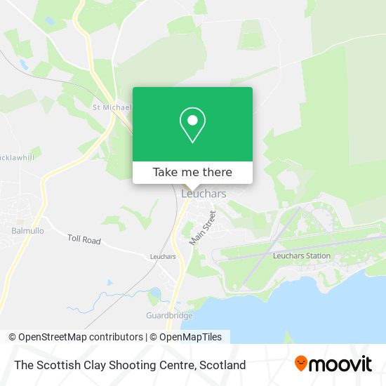 The Scottish Clay Shooting Centre map