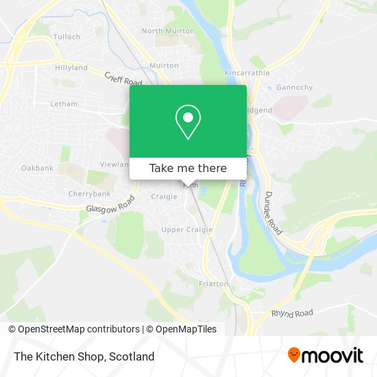 The Kitchen Shop map