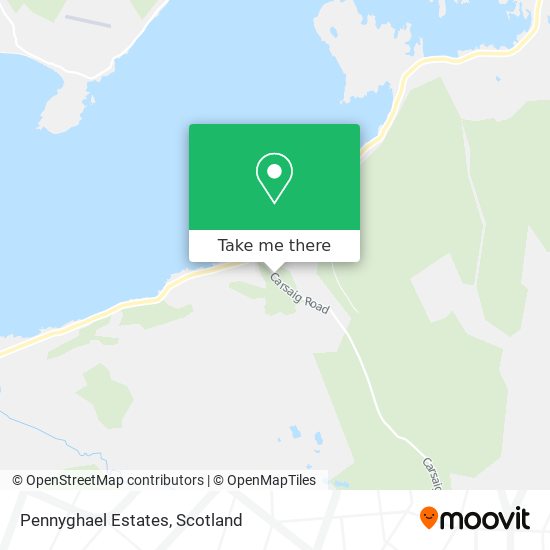 Pennyghael Estates map