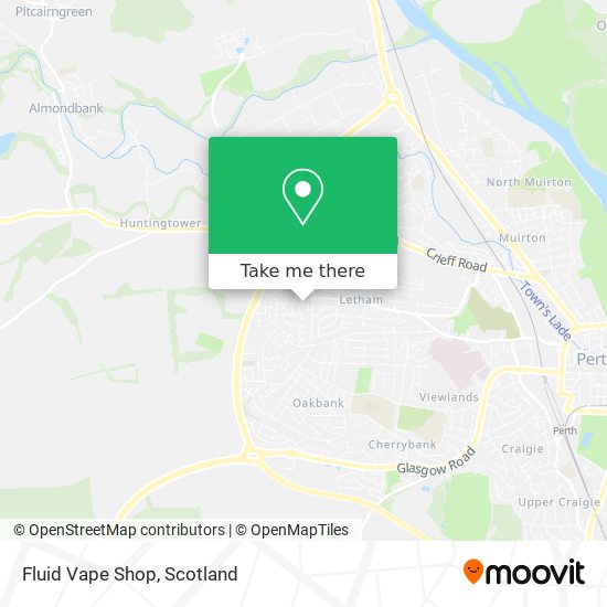 Fluid Vape Shop map