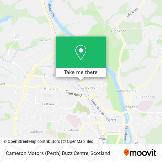 Cameron Motors (Perth) Buzz Centre map