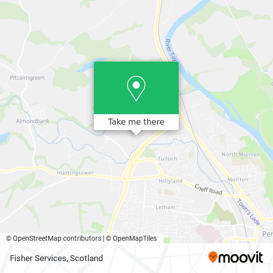 Fisher Services map