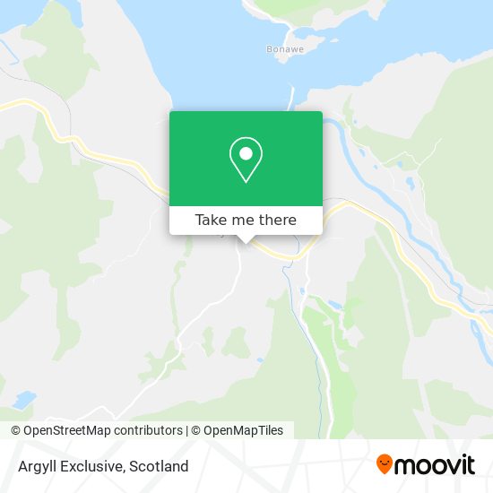 Argyll Exclusive map