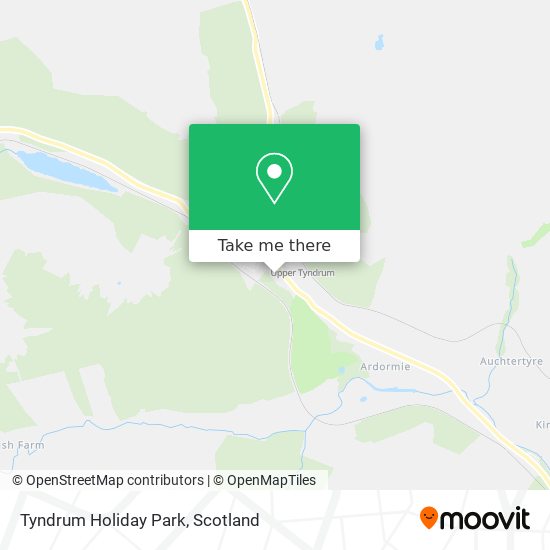 Tyndrum Holiday Park map