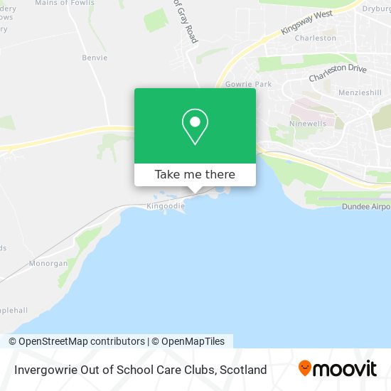 Invergowrie Out of School Care Clubs map