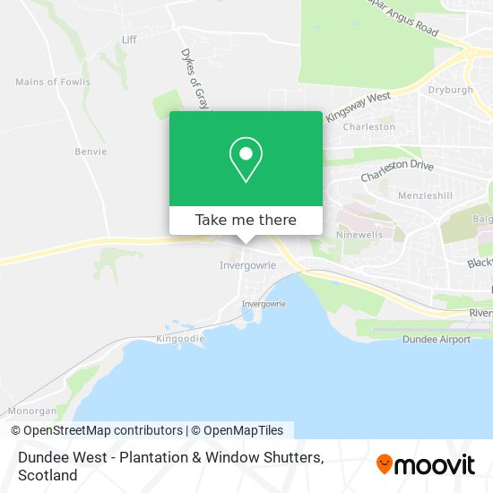 Dundee West - Plantation & Window Shutters map