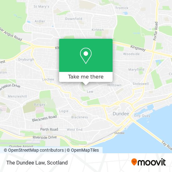 The Dundee Law map