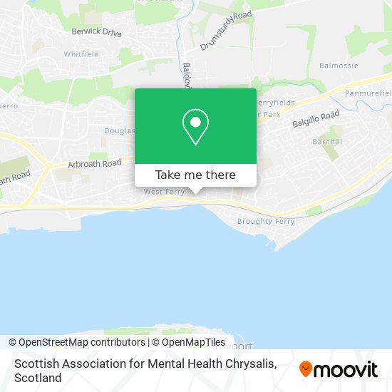 Scottish Association for Mental Health Chrysalis map