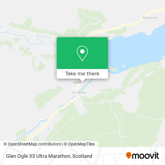 Glen Ogle 33 Ultra Marathon map