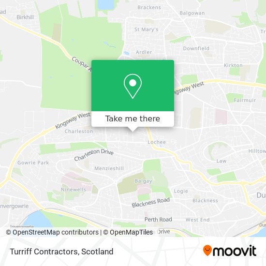 Turriff Contractors map