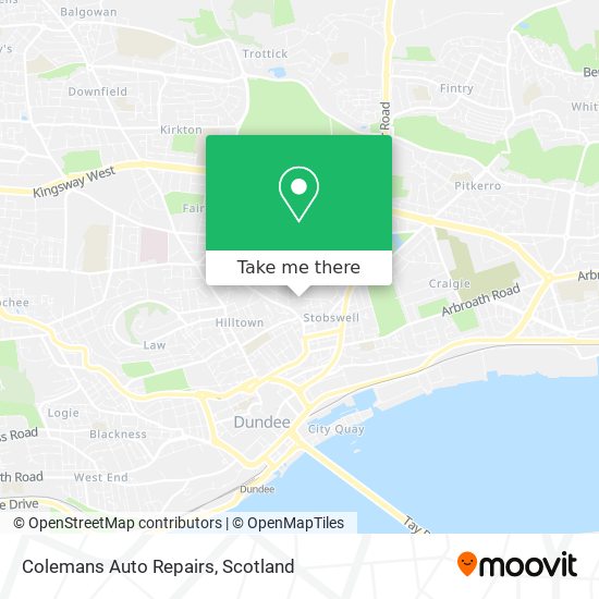 Colemans Auto Repairs map