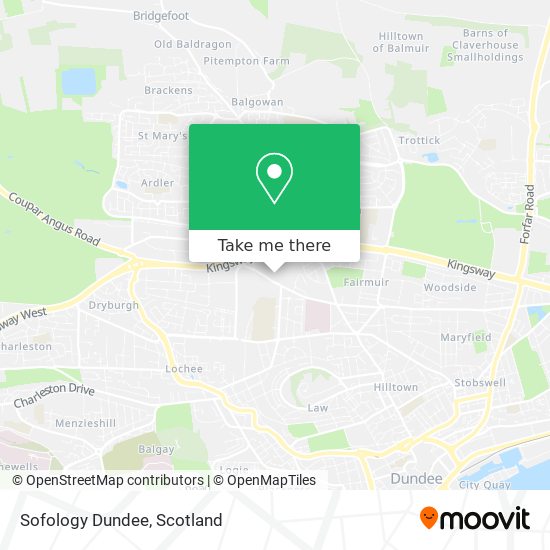 Sofology Dundee map