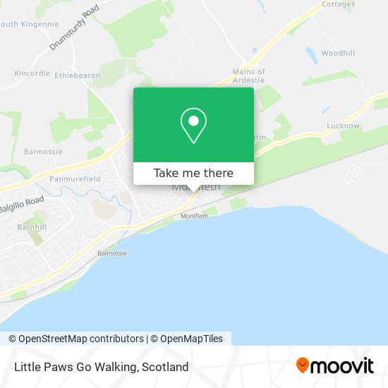 Little Paws Go Walking map