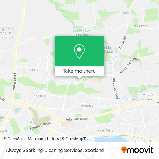 Always Sparkling Cleaning Services map