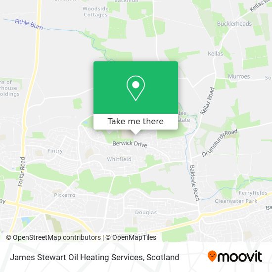 James Stewart Oil Heating Services map