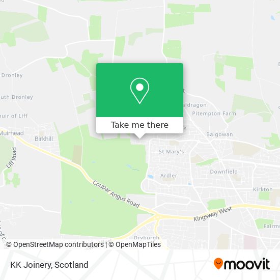 KK Joinery map