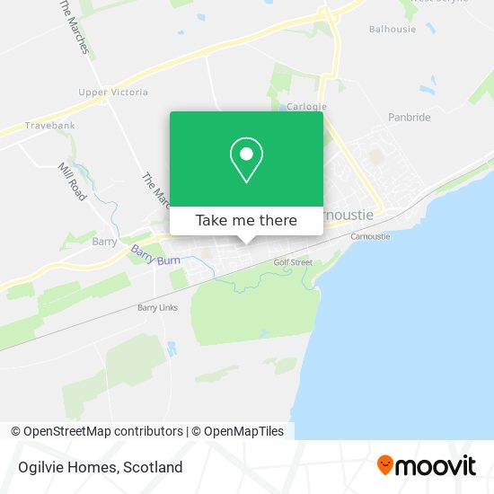 Ogilvie Homes map