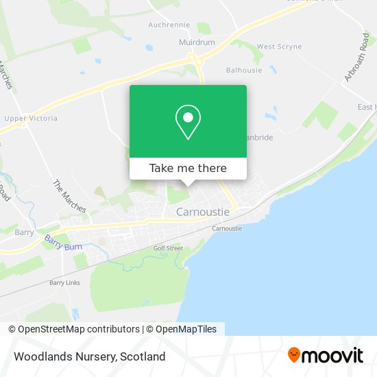 Woodlands Nursery map