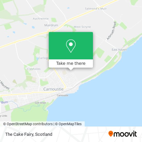 The Cake Fairy map