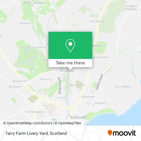 Tarry Farm Livery Yard map