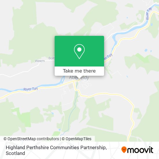 Highland Perthshire Communities Partnership map