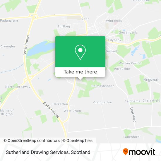 Sutherland Drawing Services map