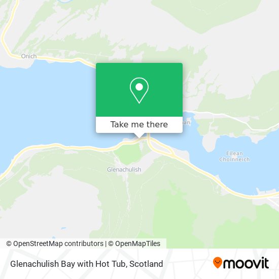 Glenachulish Bay with Hot Tub map