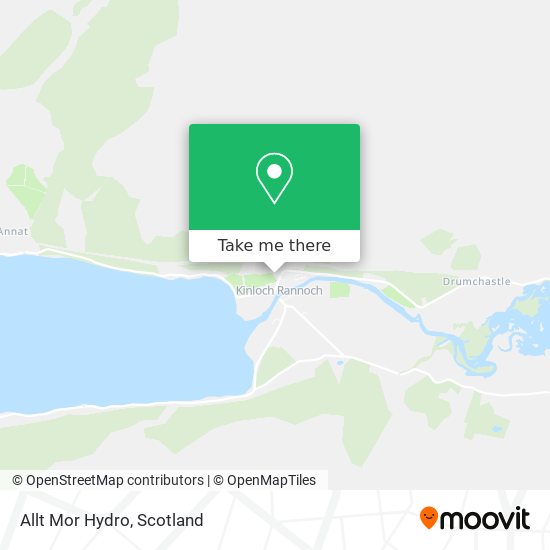 Allt Mor Hydro map